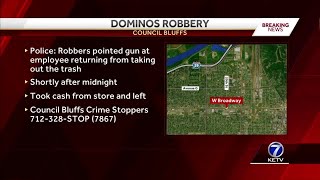 Council Bluffs Domino's robbed overnight
