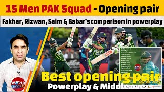 Pakistan Squad for T20 World Cup 2024 | Confusion on opening | Babar-Rizwan-Fakhar’s comparison