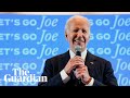 Joe Biden campaigns in Raleigh a day after presidential debate – watch live