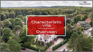 “Villa Aardenburg” the royal characteristic villa from 1904 in Overveen