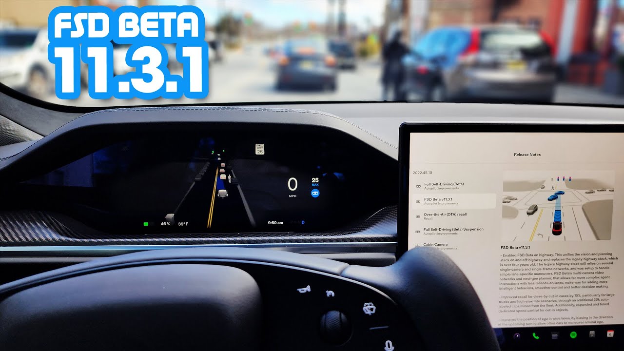 Tesla FSD Beta 11.3.1 - First Impressions - YouTube