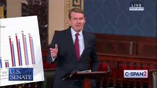 Sen. Michael Bennet on Republican's Fiscal Discipline Hypocrisy: Full Speech