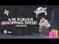 4.9K ROBUX SHOPPING SPREE !! (clothes, accs, limiteds, donating!) 🐰