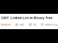 LeetCode 1367 - Linked List in Binary Tree