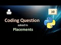 Python Programming | Python Coding Question | Python Interview Questions and Answers
