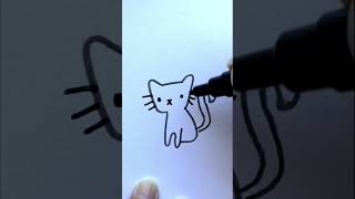 Cat Warped Filter Drawing Trend