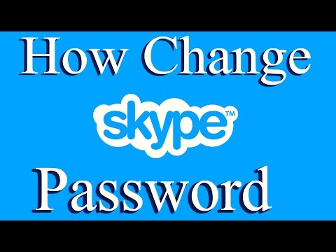 How to Change Your Skype password 2015 How to Change Your Skype password 2015