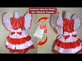 BAJU KARNAVAL DARI PLASTIK KRESEK MERAH PUTIH || BAJU KREASI UNTUK MENARI / FASHION SHOW