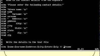 Unix Shell Scripting Programming Features Part 10