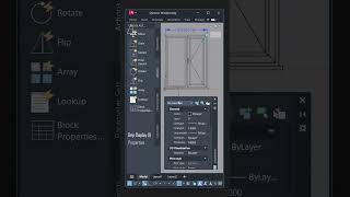 Dynamic Window - AutoCAD Tutorial #architecture #civilengineering #architecturedesign