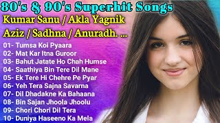 80's & 90's Superhit Songs 💖💖 Kumar Sanu, Alka, Aziz, Sadhna, Anuradha || Bollywood hit songs | UCS