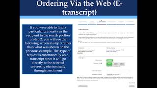 How to Order Transcripts (Current Students)