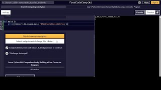 Python List Comprehension By Building A Case Converter Program Steps 12 To 23