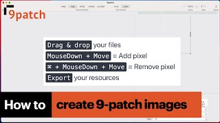 How to create 9-patch images using '9patch macOS app'