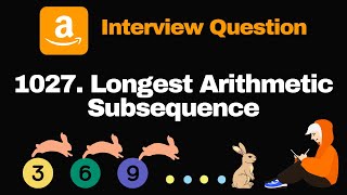 Longest Arithmetic Subsequence | LeetCode 1027 | DP | Python Solution