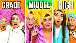 i COPiED MY SiSTERS REAL SCHOOL NiGHT ROUTiNES! *insane*