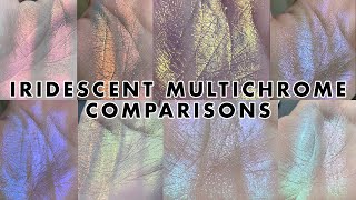 Iridescent Multichrome Comparisons | Clionadh, Terra Moons, Devinah \u0026 Karla Cosmetics