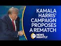 Vice President Kamala Harris' Campaign Proposes a Rematch Next Month | EWTN News Nightly