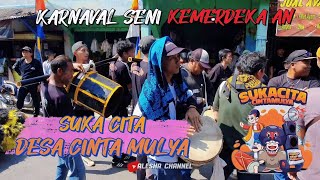 KARNAVAL SENI SUKACITA DESA CINTA MULYA 🇮🇩 ADA MANG IWO SAMA MANG UJANG LEOR BIKIN OYAG NIH 🔥