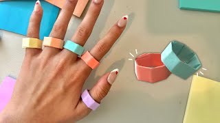 Origami Super Ring! || DIY Origami For Beginners || Less Than 3 Minutes!