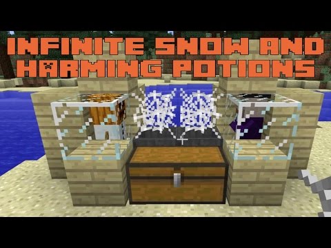 Minecraft 1.9 Snapshot 15w49 - Infinite Snow and Harming Splash Potions Minecraft 1.9 Snapshot 15w49 - Infinite Snow and Harming Splash Potions