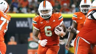 Damien Martinez || Miami Hurricanes Running Back  || 2024 Junior Highlights