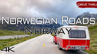 Variety of Norwegian Roads - Norway Road Trip Compilation, 4k