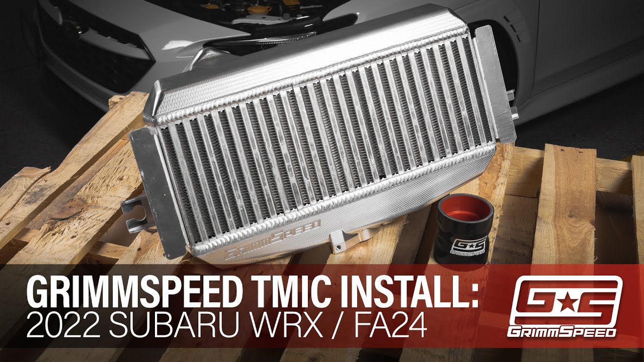 GrimmSpeed Top Mount Intercooler Install - 2022 Subaru WRX / FA24 - YouTube