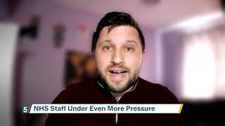 What's it like working on the NHS frontline during record A\u0026E attendances? | 5 News