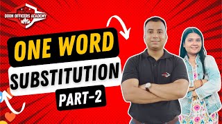 One word substitution part-2 |  Doon Officers Academy | Live Classes