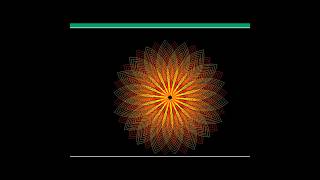 Drawing a Flower With Python!! (Turtle Module) #shorts #PythonTurtle