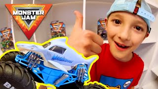 MEGA RC Truck Stunts with Turbo Toy Time! 🦈 Monster Jam Megalodon RC