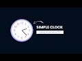 Clock Animation HTML And CSS | CSS Animation Clock