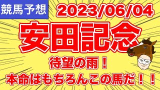 【2023 #安田記念 】待望の雨！！本命はもちろんこの馬だ！！【競馬予想】