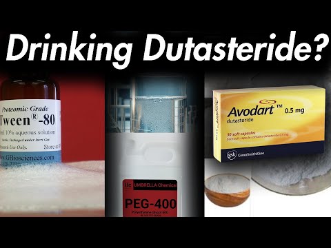 Drink dutasteride powder solution #malepatterncaldness #hairloss #androgenicalopecia