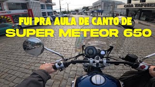 SUPER METEOR 650 NO DIA DIA!!! 🎤 🚩 #royalenfieldbrasil #supermeteor650 #motovlog