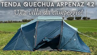 Tenda da campeggio Quechua Arpenaz 4.2 - Una villa da campeggio!