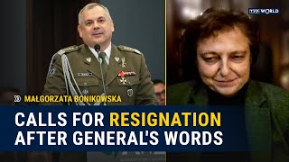 General's Controversial Words | Małgorzata Bonikowska