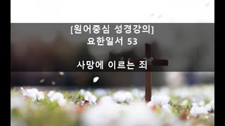 [원어중심 성경강의] 요한일서 53 사망에 이르는 죄