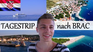 Mit der Fähre von SPLIT nach BRAC! Supetar, Bol \u0026 Zlatni Rat | Kroatien Vlog #5 | Tico