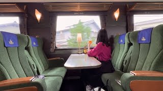 豪華観光特急列車で一人旅 🚃青の交響曲で大阪ー吉野/To Yoshino in Nara on a luxury sightseeing train