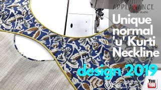 Dress Neckline Creative Unique Normal U Kurti Neckline Design 2023 ❤️ Sewing Life Hacks