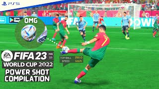 FIFA 23 | POWER SHOT COMPILATION - WORLD CUP 2022 | PS5 [4K60] HDR