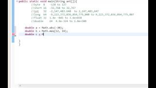 How to Java Tutorial 16 Math Class methods