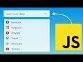 Social Media Selector: Creating a Stylish Select Menu with HTML5, CSS3 & JavaScript by #huxnwebdev