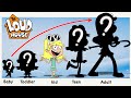 The Loud House Growing Up Compilation | Cartoon Transformation | Cartoon Wow