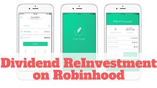 Robinhood DRIP: Dividend Reinvestment Plan on the Robinhood App