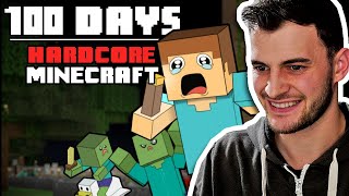 The FIRST EVER 100 DAYS in Hardcore Minecraft!