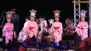 山鹿灯籠まつり（千人灯籠踊り　よへほ節 上下組踊り）　Thousand lanterns dance at Yamaga lantern festival