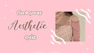 find your aesthetic quiz 2023 🌷